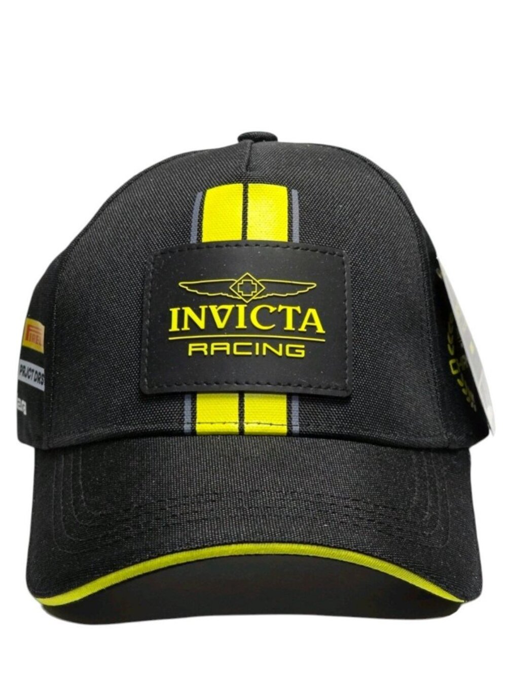 Invicta Gear Racing Men's Cap/Hat - Black, Yellow (IG0343)